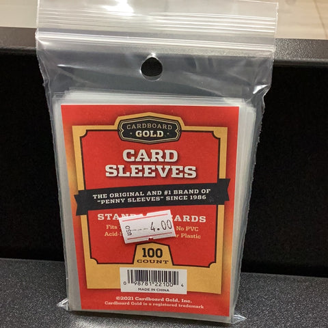 Standard card sleeves