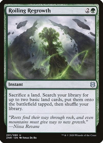 Roiling Regrowth Zendikar Rising